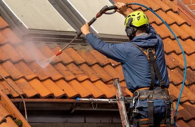Démoussage et hydrofuge de toiture à Genneville